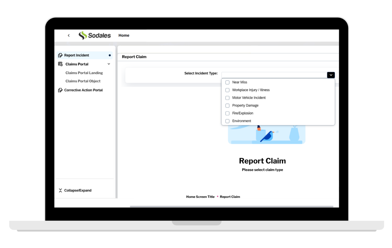 Claims self-service admin portal