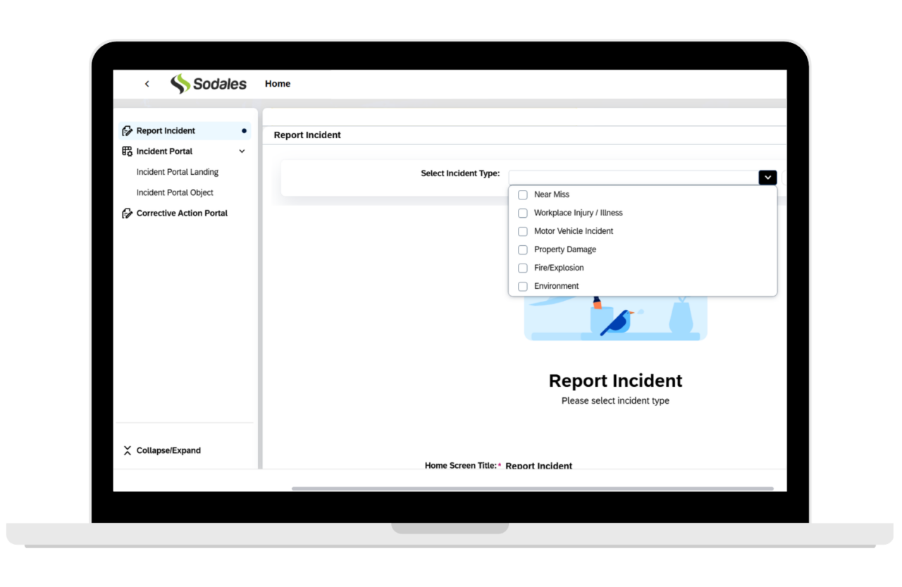 Self-service admin portal